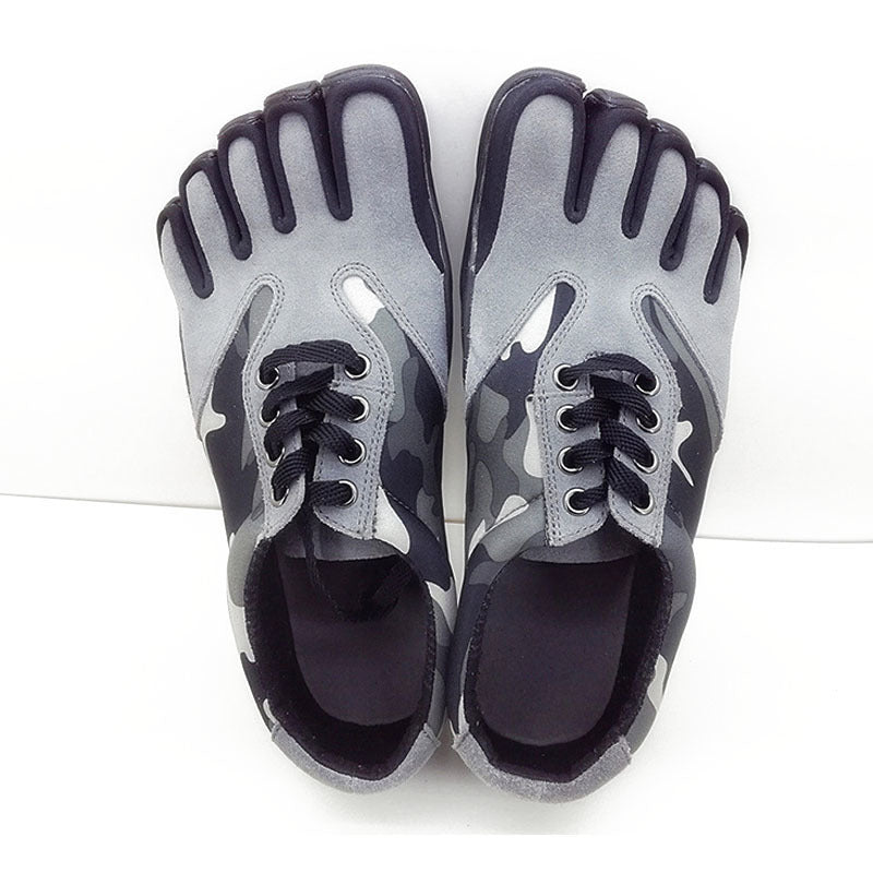 Men's Casual Lace-up Five-toed Non-slip Casual Shoes