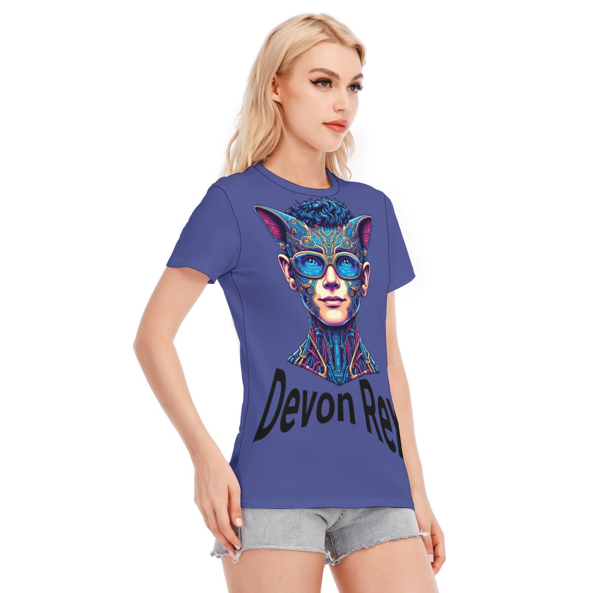 Devon Rex Women's Round Neck