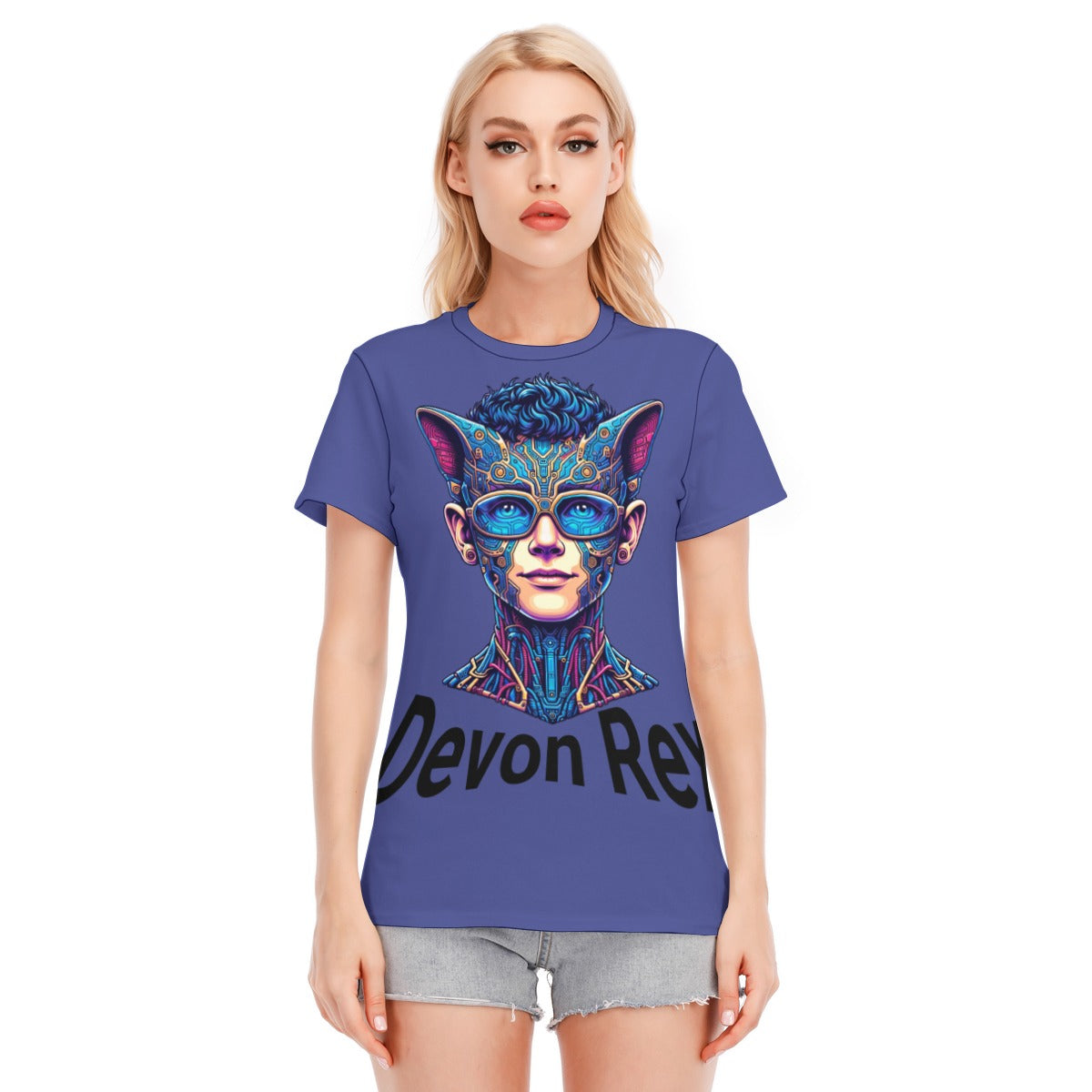 Devon Rex Women's Round Neck