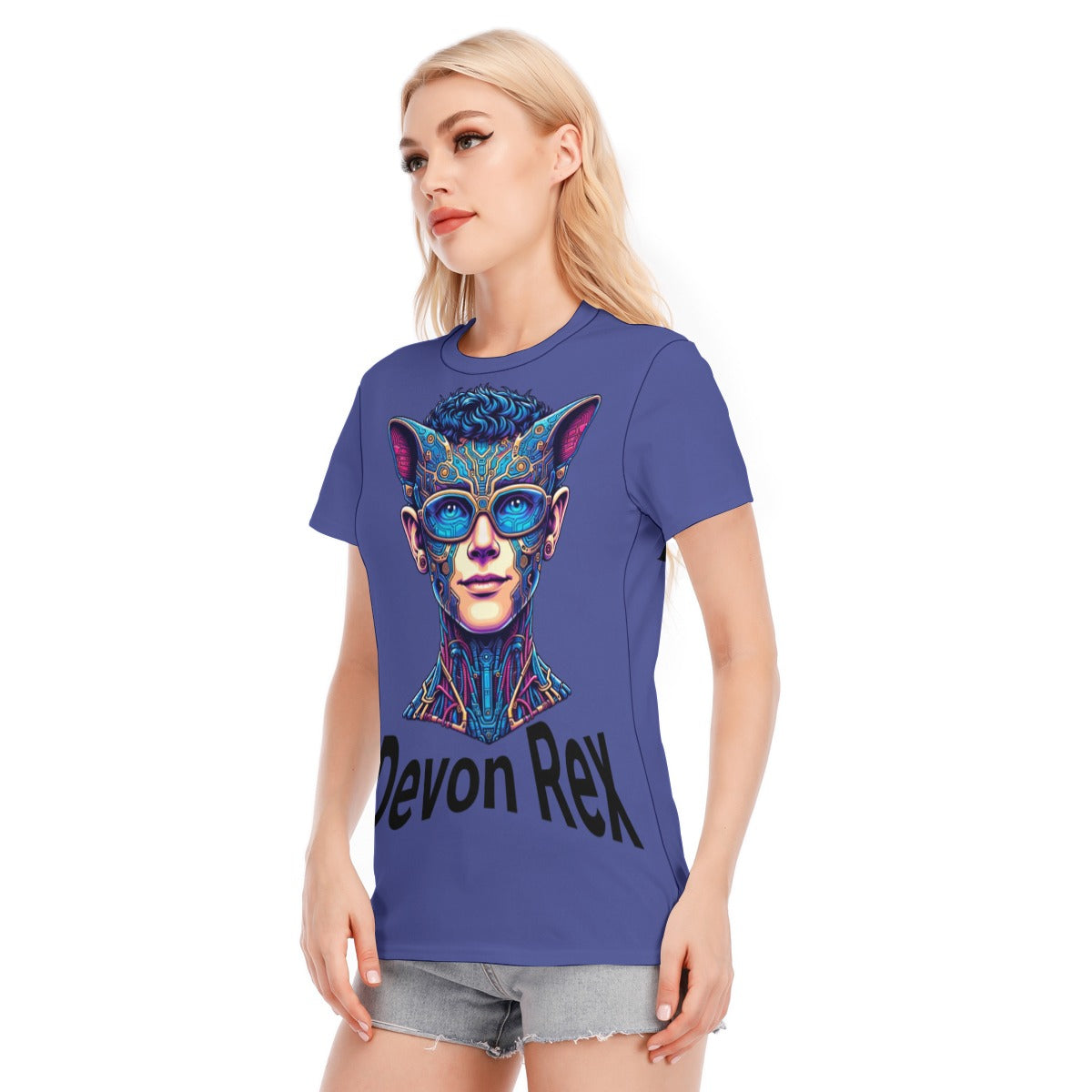 Devon Rex Women's Round Neck