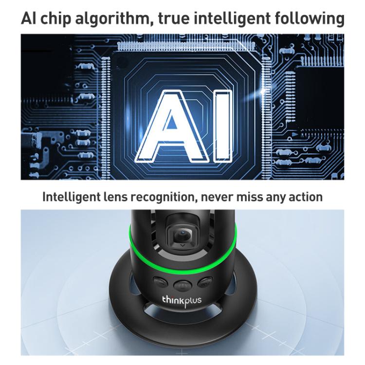 Lenovo Thinkplus H1C 360 Degree Face Recognition Smart AI Tracking Gimbal, H1C