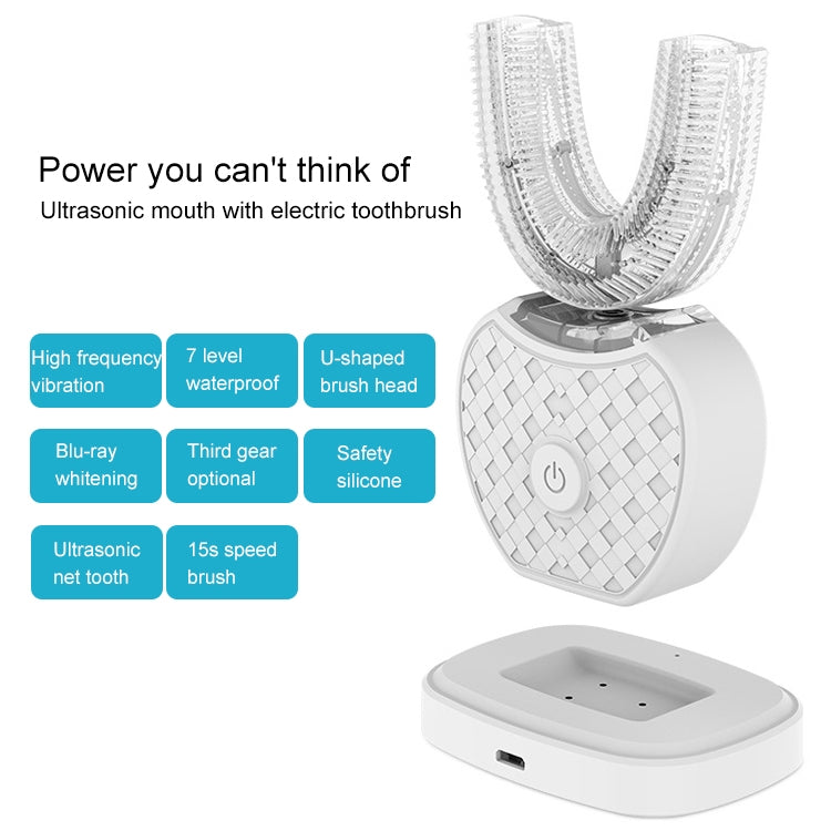 Glow Whitening 3 Cleaning Modes Silicone Electric Automatic Beauty Tooth Instrument
