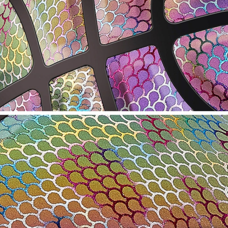 MILACHIC Number 7 Holographic Reflective Basketball Visible at Night Rainbow Star Basketball, Neon Red Lingge 6705, White Lingge 6726, Colorful Fish Pattern 6724, Pretty Moon White Square 6722, Neon Square 6725