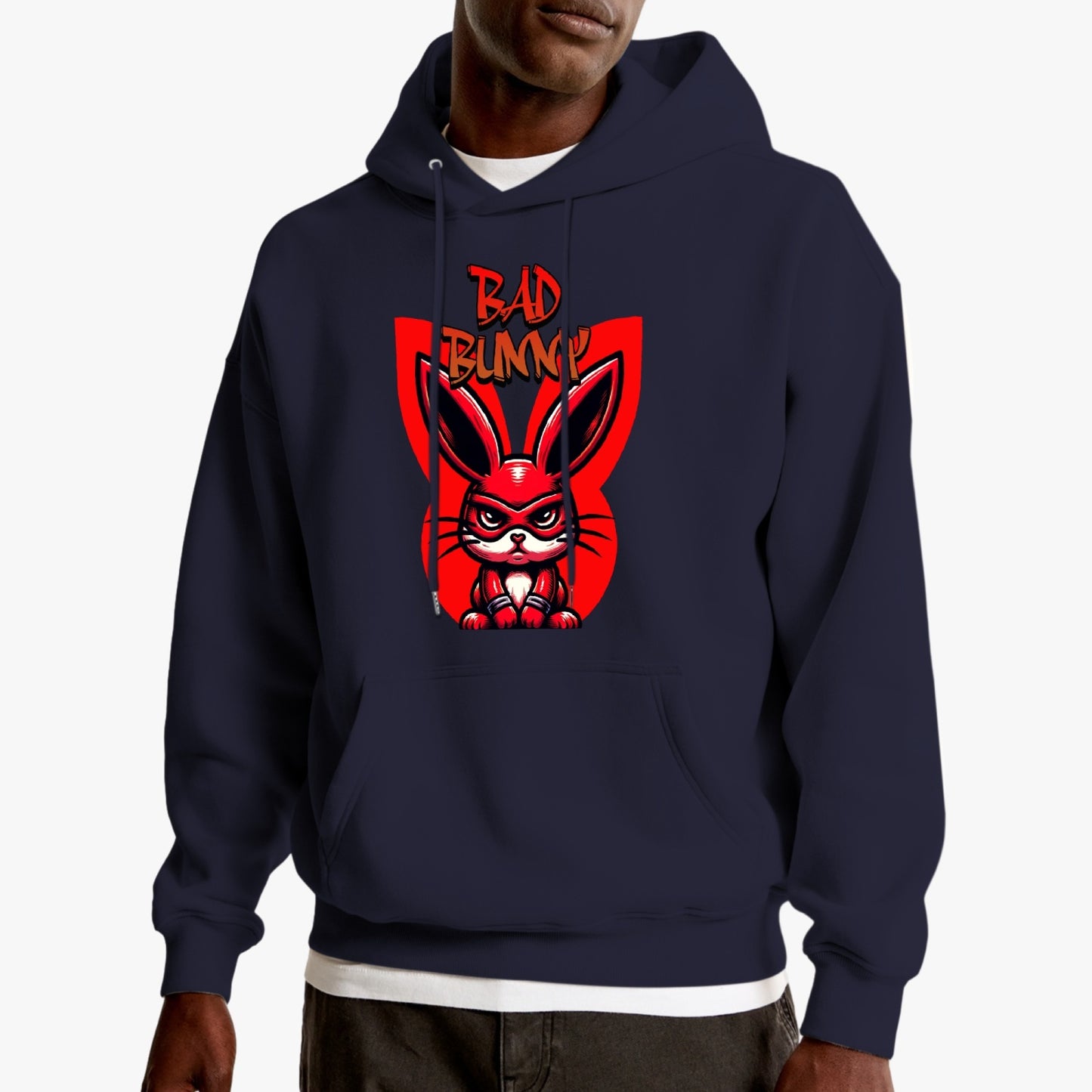 Oversized Bad Bunny Hoodie