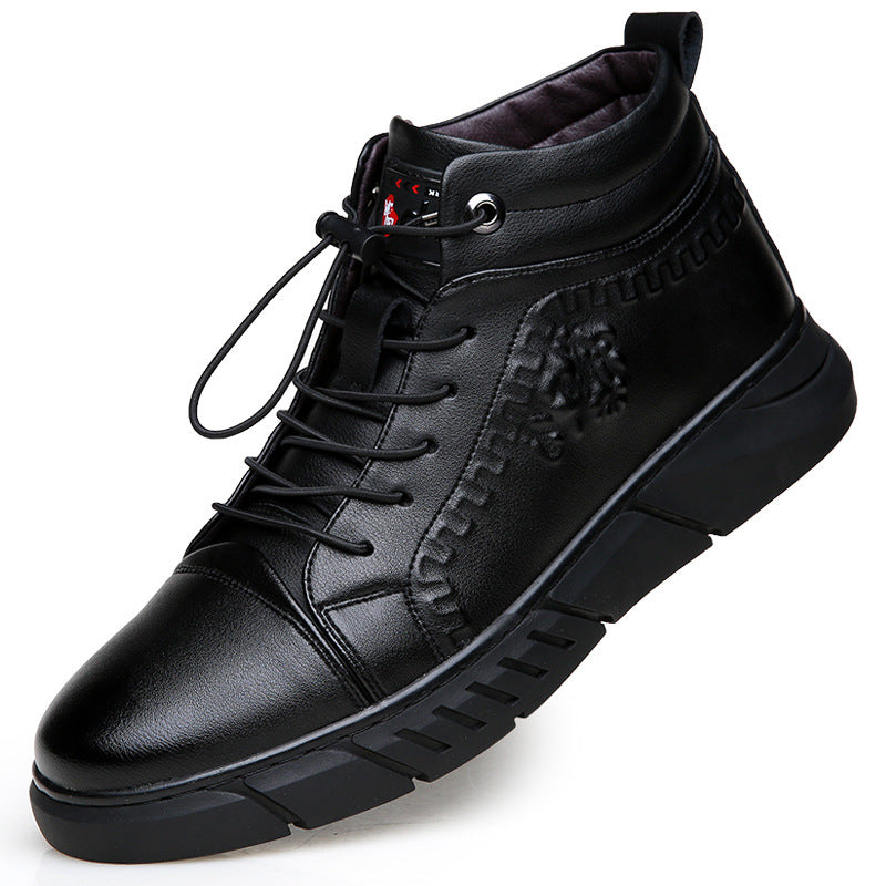 Martin Boots Men's High-top Leather Sports Sneakers